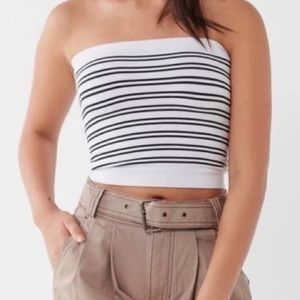 Urban Outfitters Strapless Top Out From Under Striped
